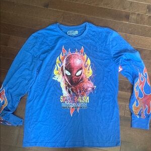 Marvel Spider-Man Blue Kids Shirt